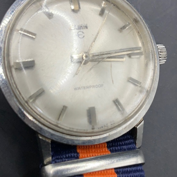 Vintage Elgin Pearl 35MM Waterproof Mens Watch, Running - Picture 6 of 9